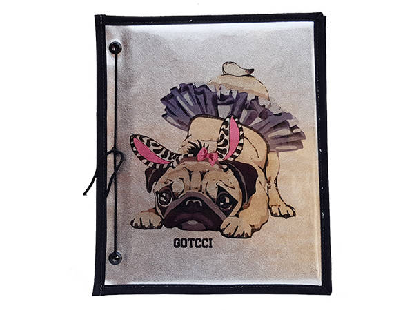 155/67  Carpeta escolar con dos tapas con cordon Brillos - Imagen 2