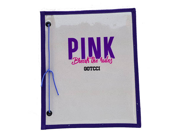 155/67  Carpeta escolar con dos tapas con cordon Brillos - Imagen 3