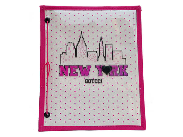 155/67  Carpeta escolar con dos tapas con cordon Brillos - Imagen 4