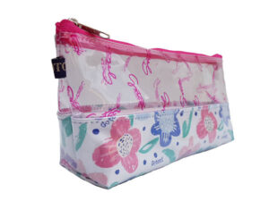 155/54 Porta Cosmetico Triangulito con Transparente Gde Fantasía