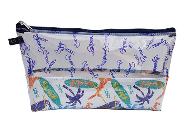 155/54 Porta Cosmetico Triangulito con Transparente Gde Fantasía - Imagen 2